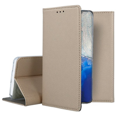 Кожени калъфи Кожени калъфи за Samsung  Кожен калъф тефтер и стойка Magnetic FLEXI Book Style за Samsung Galaxy S20 G980 златист 